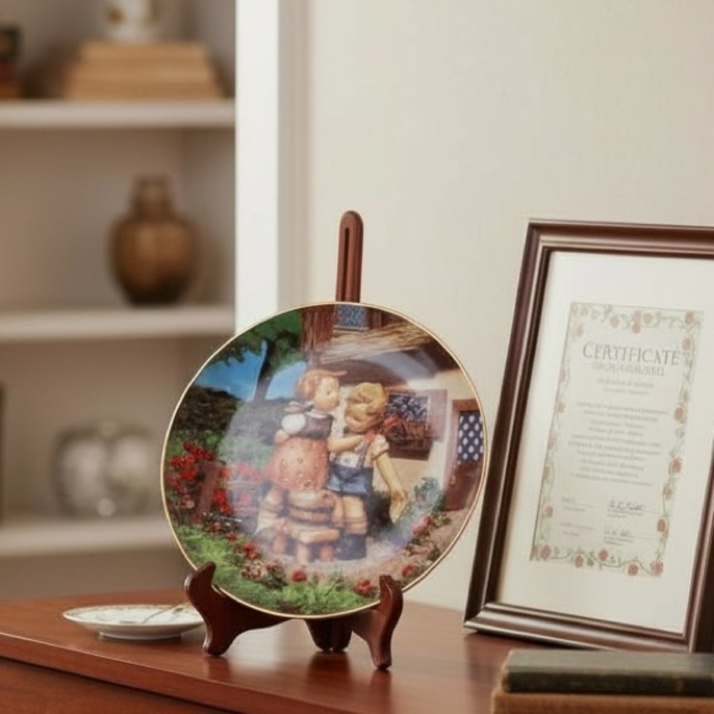 Hummel Squeaky Clean Danbury Mint Collector Plate Little Companions